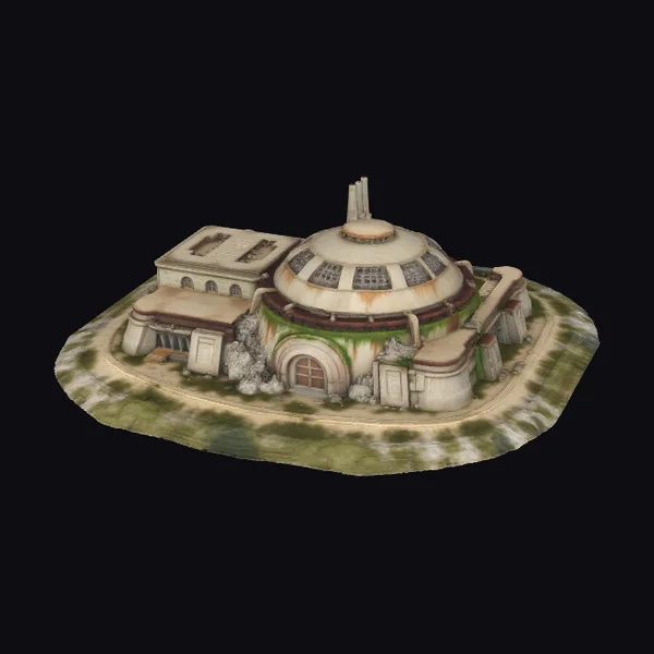 Abandoned Desert Dome House