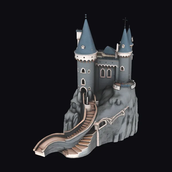 Ancient Castle with Spikes