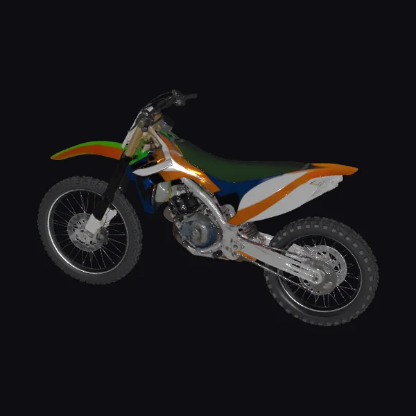 Multicolor Dirt Bike