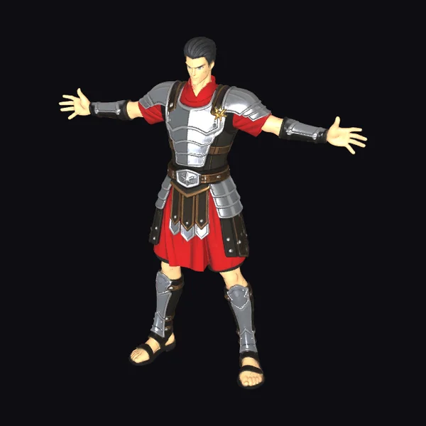 Ancient Warrior in Armor