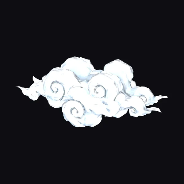 Fluffy White Cloud