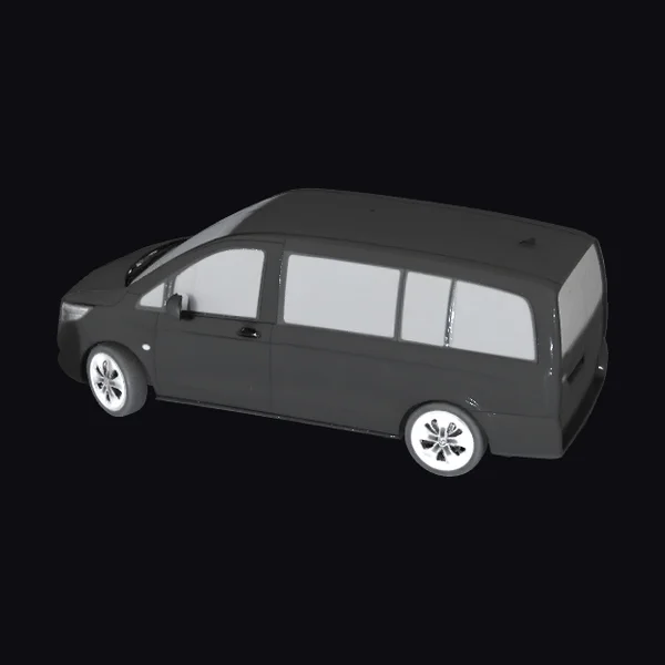 Black Luxury Minivan