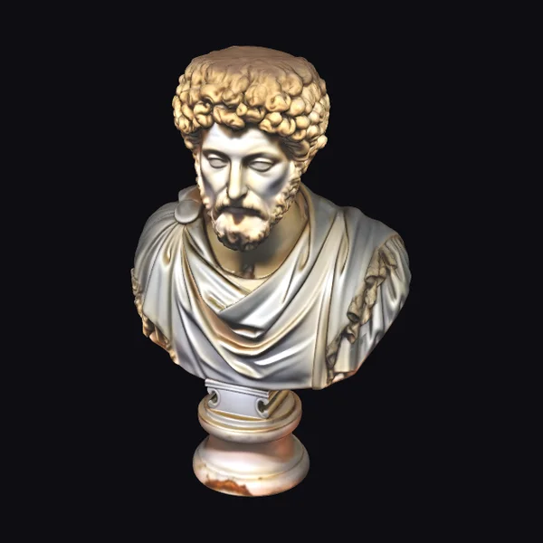 Ancient Roman Emperor Bust