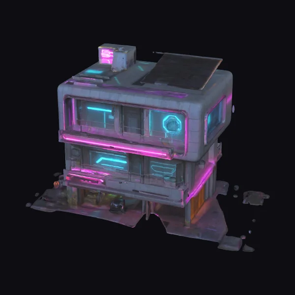 Cyberpunk 3 Story Building