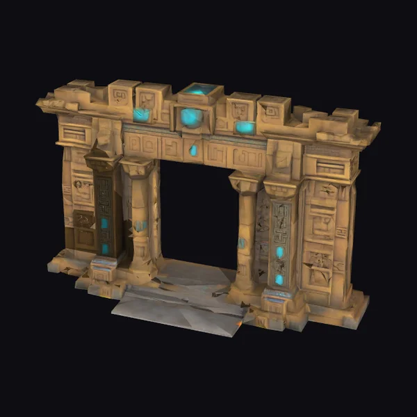 Ancient Aztec Stone Gate