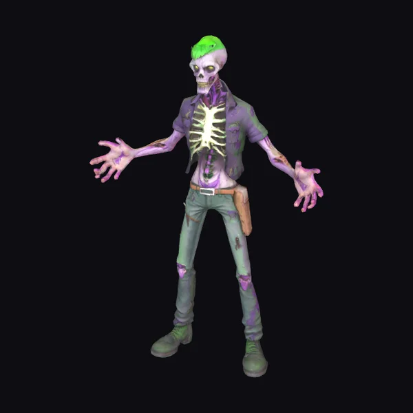 Zombie with Exposed Ribcage