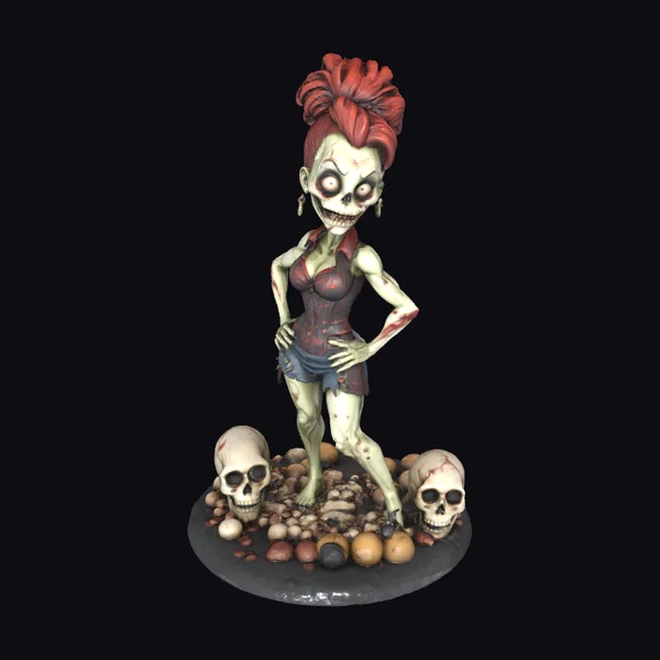 Zombie Diva Figurine