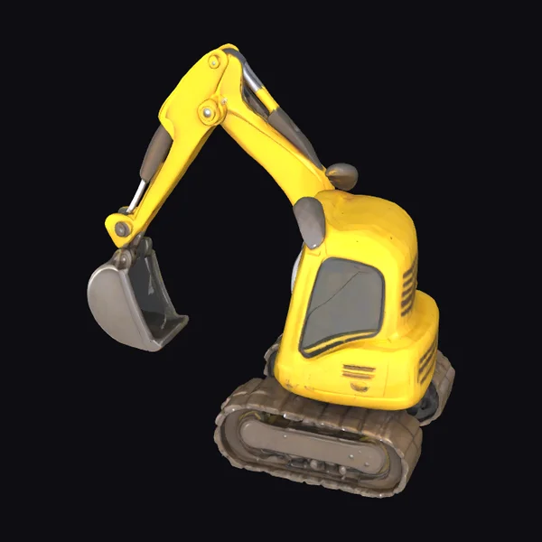 Yellow Mini Excavator