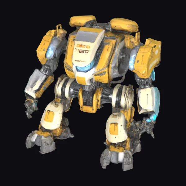 Yellow Robot Sentinel