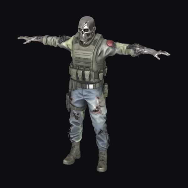 Zombie Military Soldier