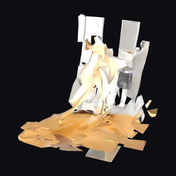 Broken Metallic Chair