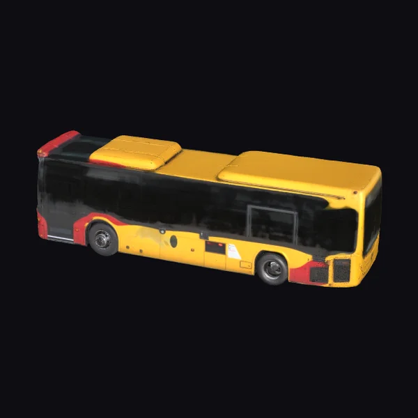 Yellow and Black Bus