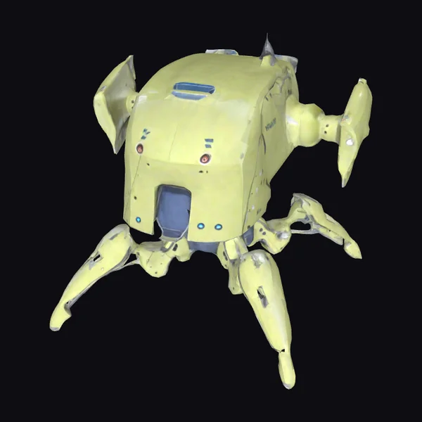 Yellow Crab Robot