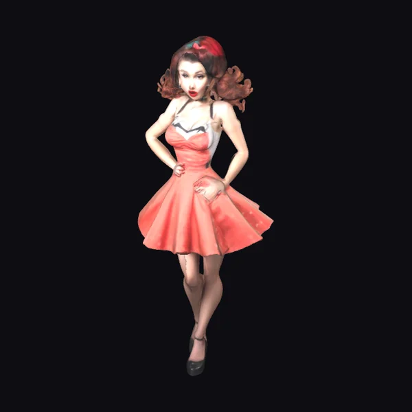 Beautiful Female Pinup Pose