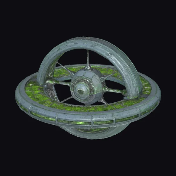 Abandoned Space Colony Wheel