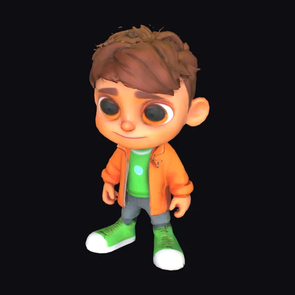 Cartoon Boy Character