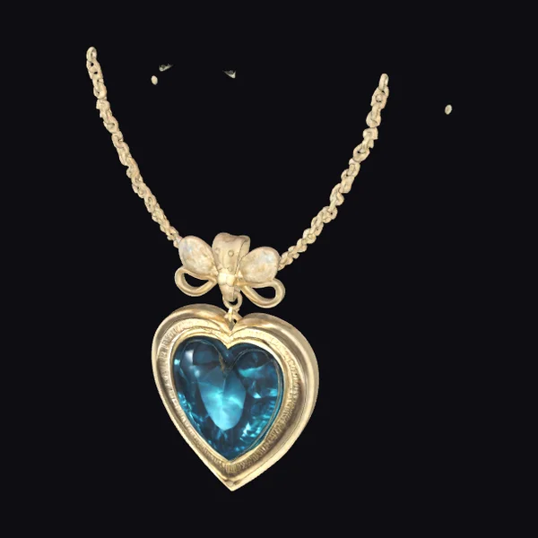 Golden Heart Locket Necklace