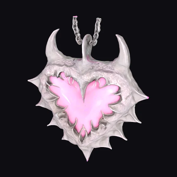 Spiked Heart Pendant