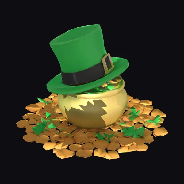 Green Hat Treasure Pot