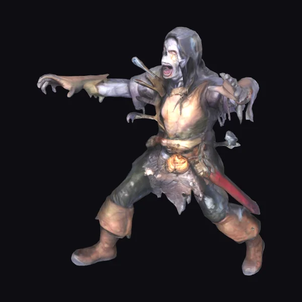 Zombie with Arrow in Shoulder