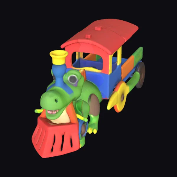 Colorful Crocodile Train Toy