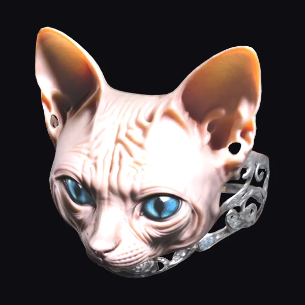 Sphynx Cat Ring