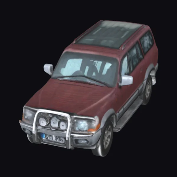 Red Offroad SUV Vehicle