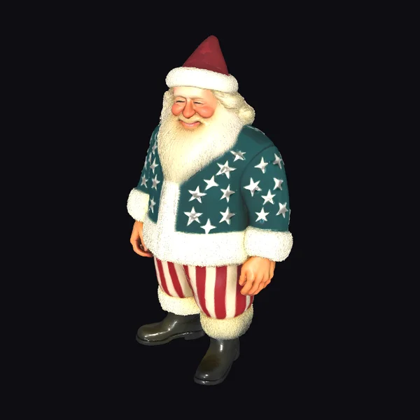 Patriotic Santa