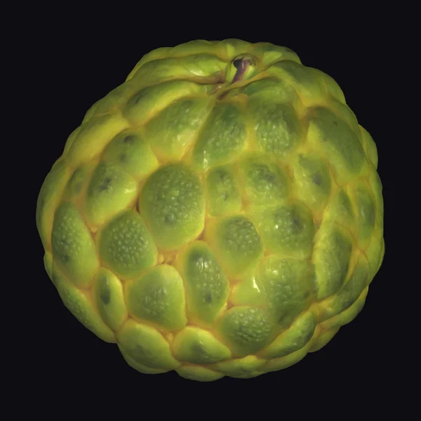 Green Scaly Tropical Fruit