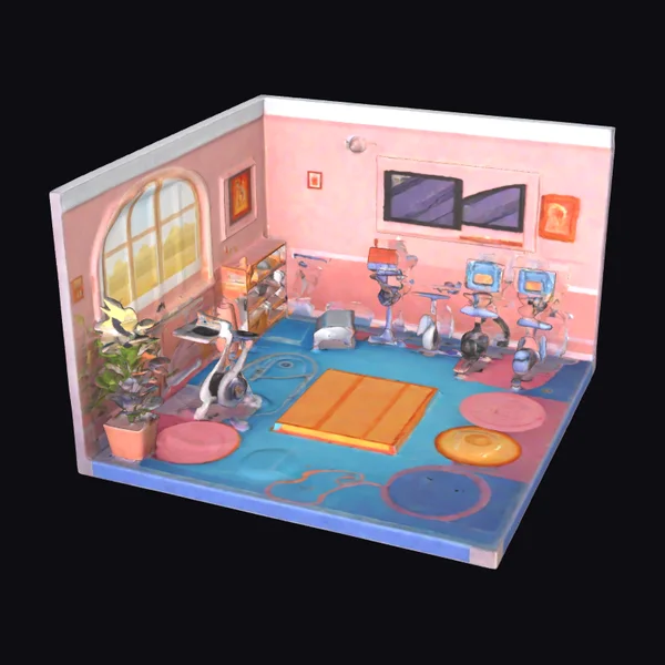 Cozy Home Gym Interior