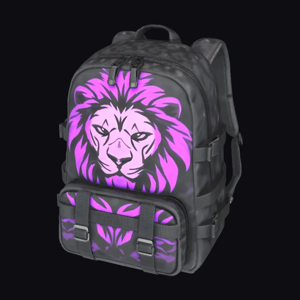 Lion Graphic Backpack