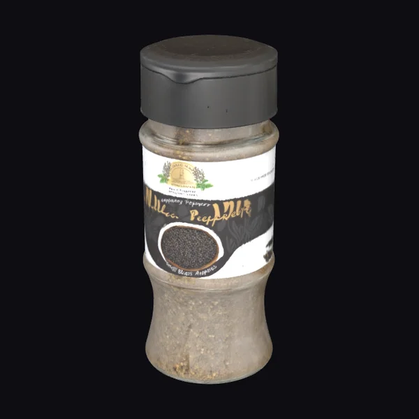 Black Pepper Shaker Bottle