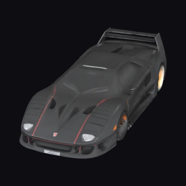 Black Supercar Classic