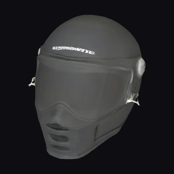 Black Motorcycle Helmet