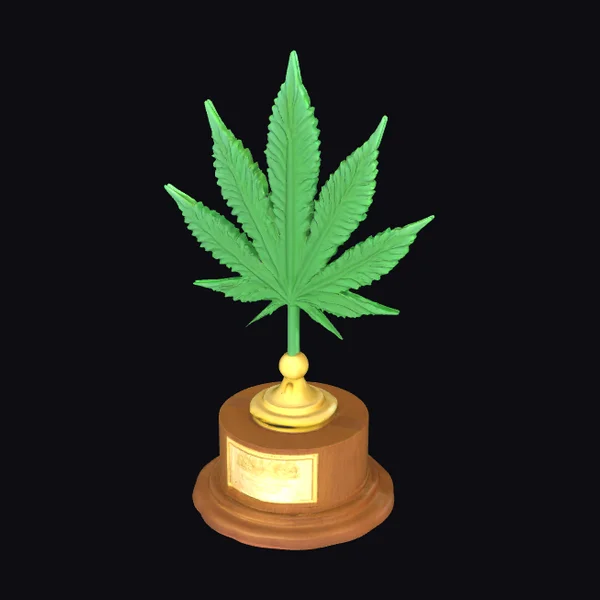 Cannabis Leaf Trophy