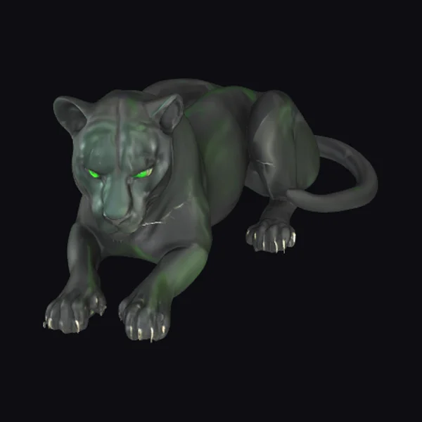 Black Panther Crouching