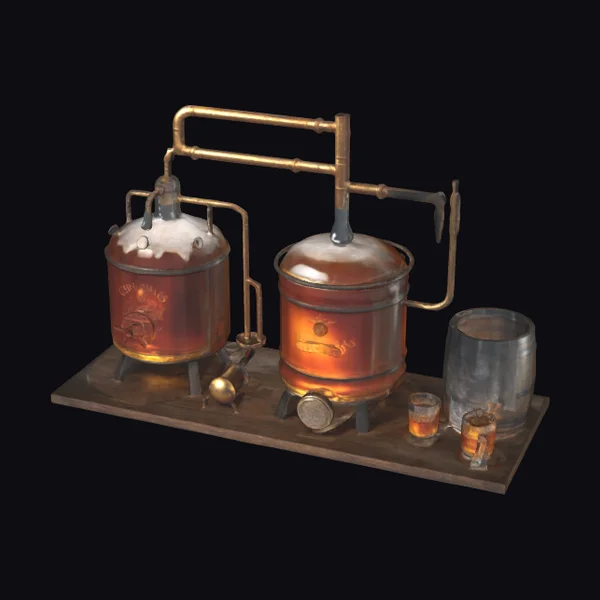 Whiskey Still Setup