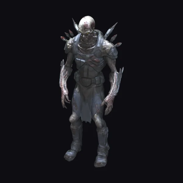 Zombie Warrior with Blades