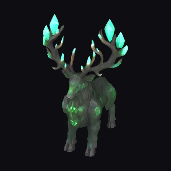 Emerald Crystal Stag