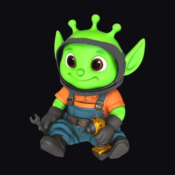 Alien Tinkerer Figurine