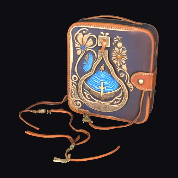 Ornate Leather Purse