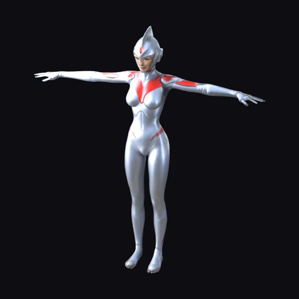 Silver Superhero Female