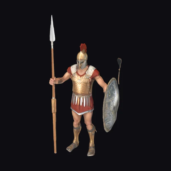 Ancient Greek Hoplite Warrior