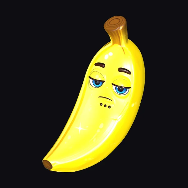 Bored Cartoon Banana