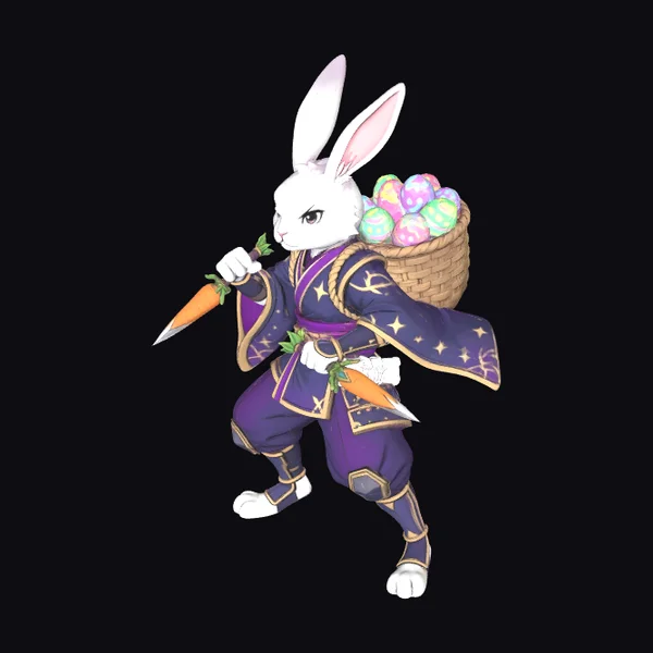 Easter Bunny Warrior