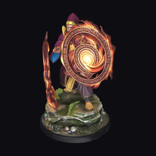 Ancient Sorcerer with Shield