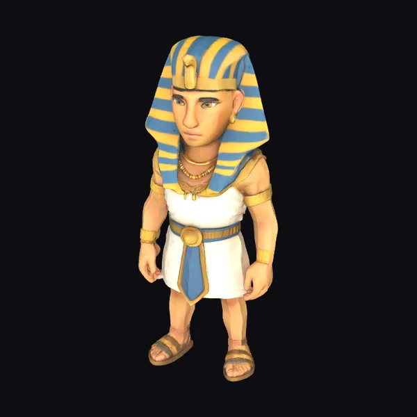 Young Pharaoh Statue