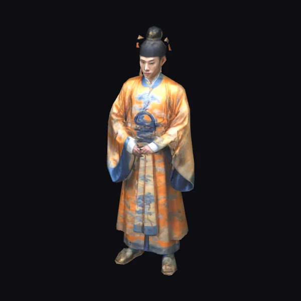 Young Mandarin in Ming Robe