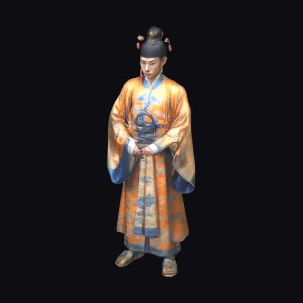 Young Mandarin in Ming Robe
