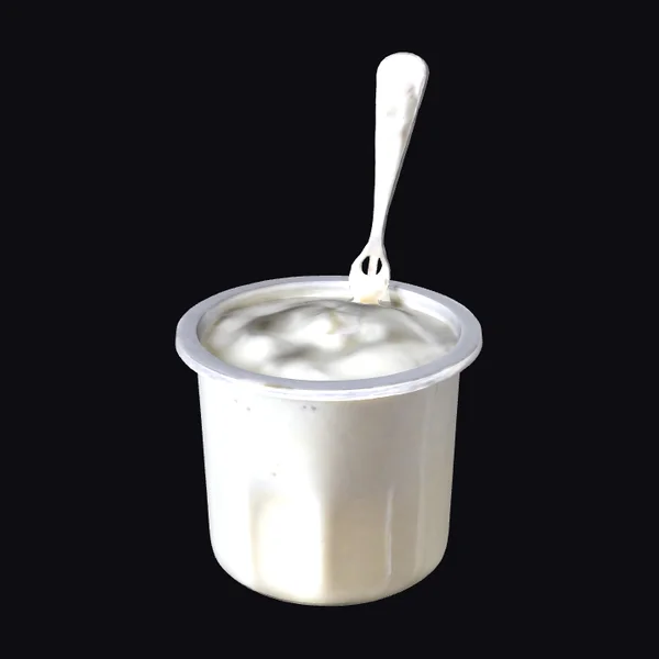 Yogurt Cup with Spoon